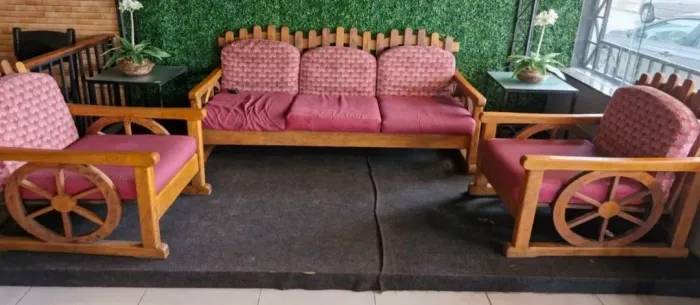 Sofá rústico 