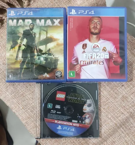 Lote de Jogos com controle