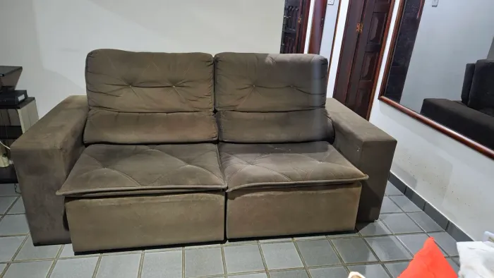 Sofa retratil 3 lugares