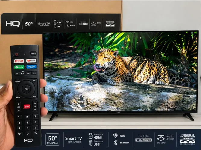 Smart TV HQ 50" 4K Ultra HD
