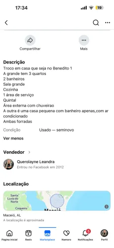 Vendo ou troco casa