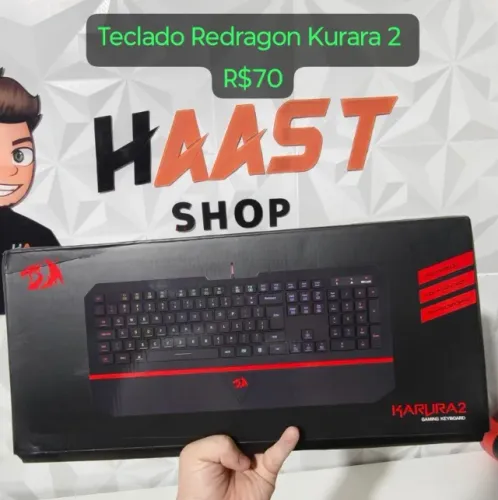 Teclado Redragon Kurara 2 Novo
