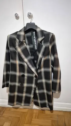 Blazer chica bolacha xadrez gg