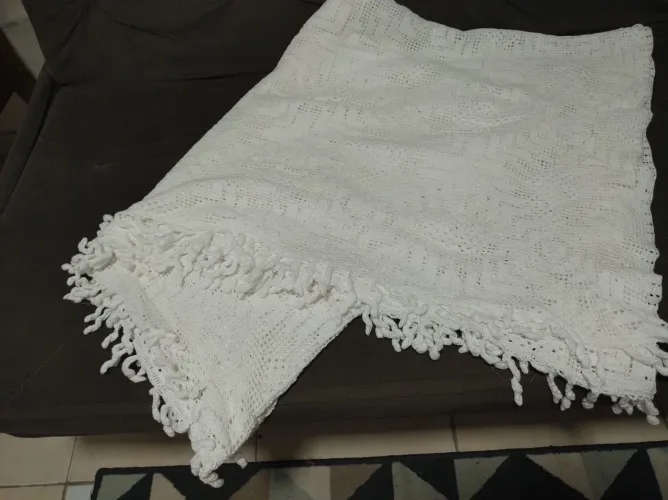 Toalha de mesa em crochê