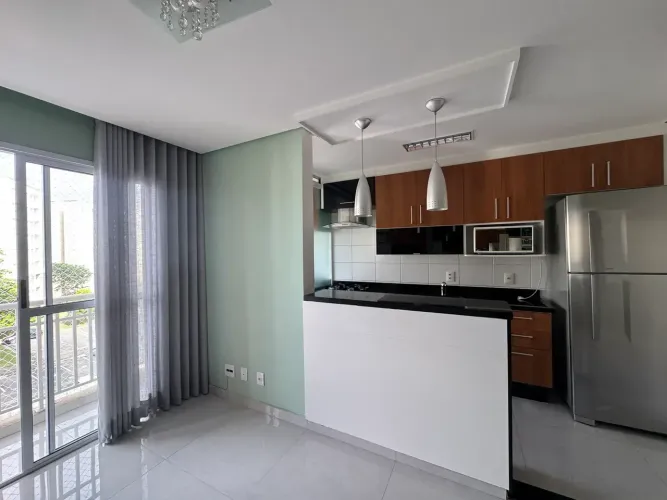Apartamento mobiliado para locação no Condomínio Máximo Mogi