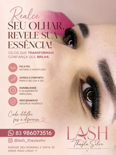 LASH, maquiagem, penteado e entre outros