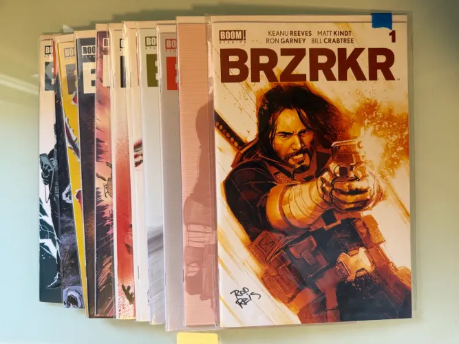 HQ BRZRKR / 12 Edições Completa / Autografada #1