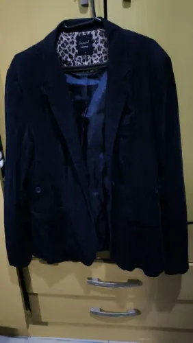 Blazer Azul Marinho Tam 44 <br>35,00