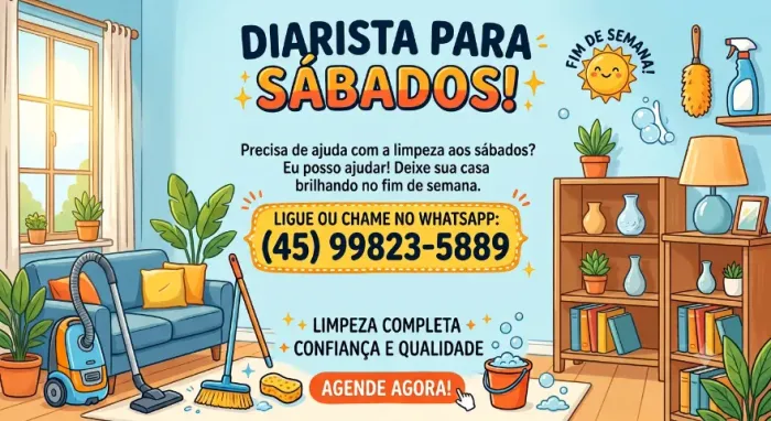 Diarista aos sábados