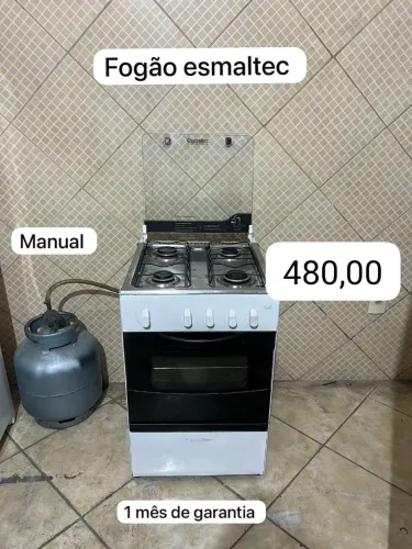 Fogão esmaltec branco