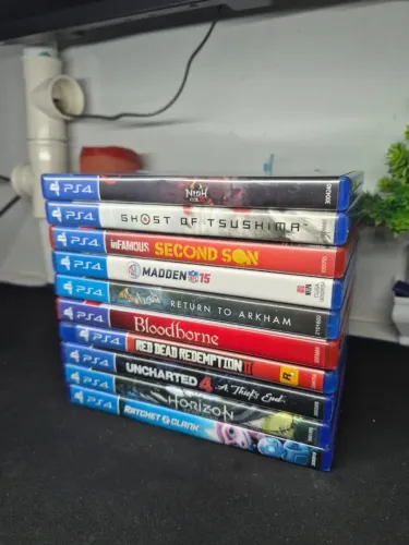 Lote 10 Jogos PS4 Mídia Física