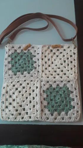 Linda bolsa em crochet