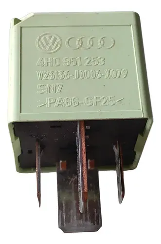 Rele Bomba Auxiliar Injeção Vw Jetta Tsi 2011 2020 4h0951253 Verde