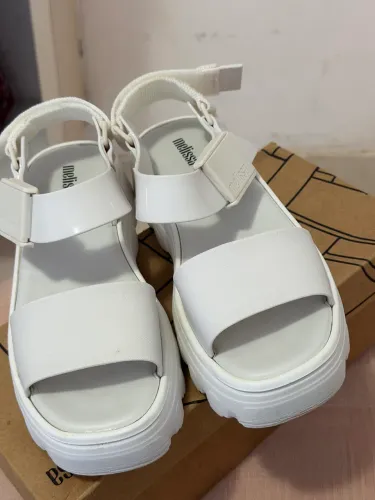 Melissa Free Platform Branca Original Feminina + Melissa Boho Rosa Original Feminina