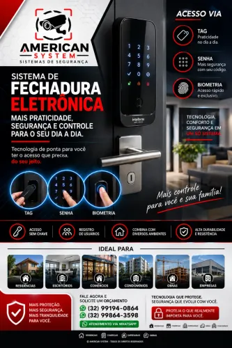 FECHADURA ELETRÔNICA 