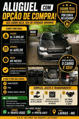 Fiat Mobi Like 1.0 Fire Flex 5P. 2020