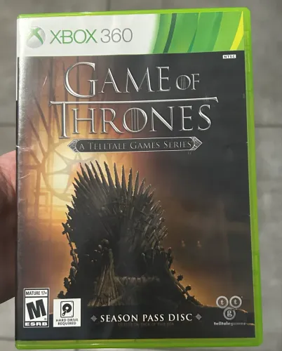 Game of Thrones: A Telltale Series Xbox 360 Raro Original