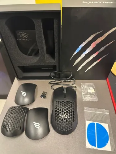 Mouse Gamer Fallen Pantera Pro Wireless - Completo na Caixa (Pouco Uso)