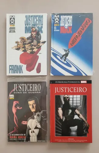 Hqs Justiceiro Punisher Max Mercenário Frank Zona de Guerra Salvat - Primeira aparição