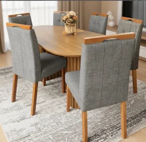 Conjunto de Jantar Florença 6 Lugares