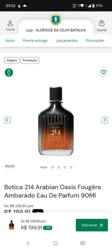 Perfume masculino