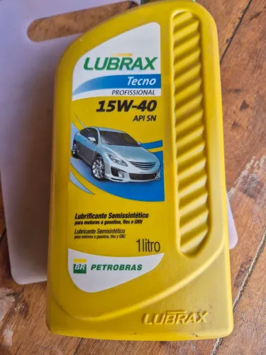 Óleo Lubrax 15w40 API SN - 9 unidades 