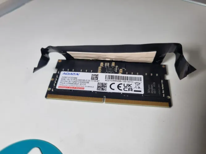 Memória RAM NOTEBOOK DDR5 8GB 5600MHz Original ADATA (Chips SK Hynix)