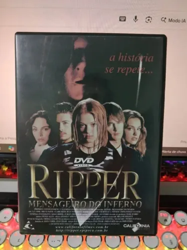 DVD Ripper mensageiro do inferno Raro 