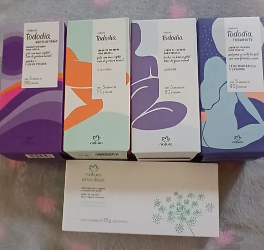 Sabonetes Natura a pronta entrega