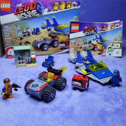 LEGO Movie 2 Oficina Constrói e Conserta de Emmet e Benny.