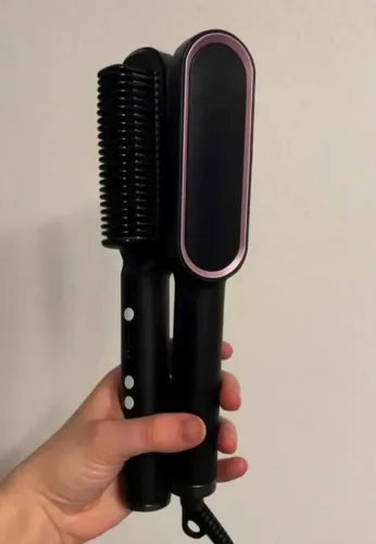 Escova Alisadora 3 em 1- NOVA