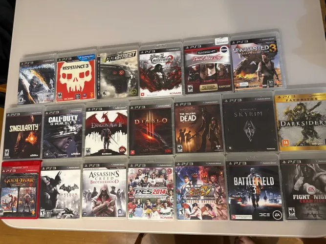 Coleção de respeito - PlayStation 3 - Jogos originais!!! (relíquias) play 3