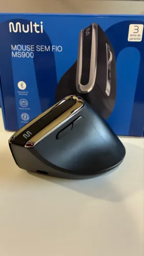Mouse Sem Fio Ergonômico Multilaser Bluetooth