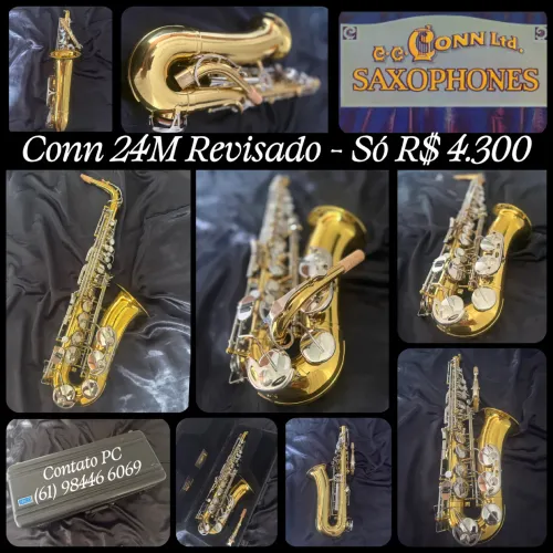  SAX ALTO CONN 24M - EXCELENTE OPORTUNIDADE!