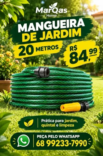 Mangueira de Jardim 20 metros - R$ 84,99