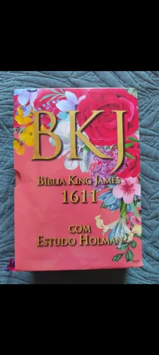 VENDO BÍBLIA DE ESTUDO KING JAMES 1611 COM ESTUDO HOLMAN