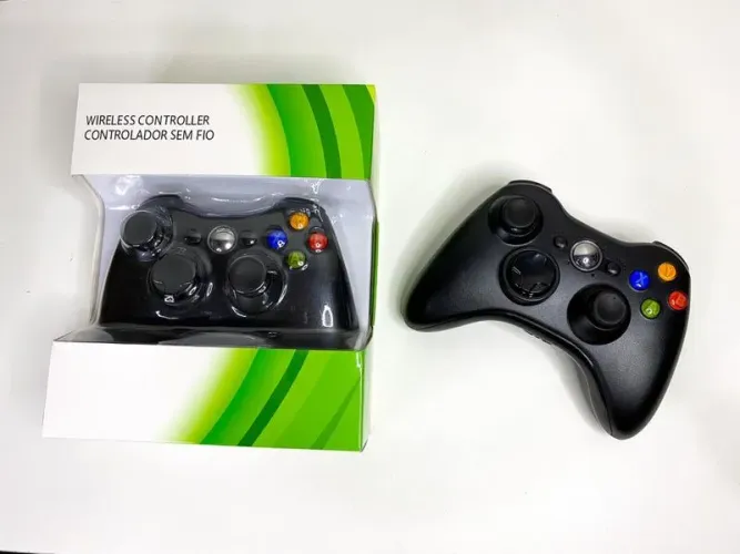 Controle Xbox 360 Sem fio Novo Na Caixa Pronta Entrega 