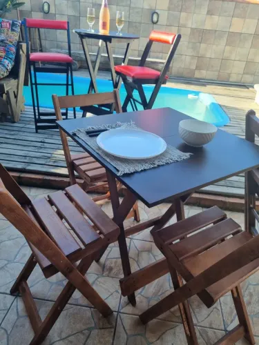 Mesas e cadeiras para bares restaurantes e lanchonetes. Pague na entrega. Chamei agora