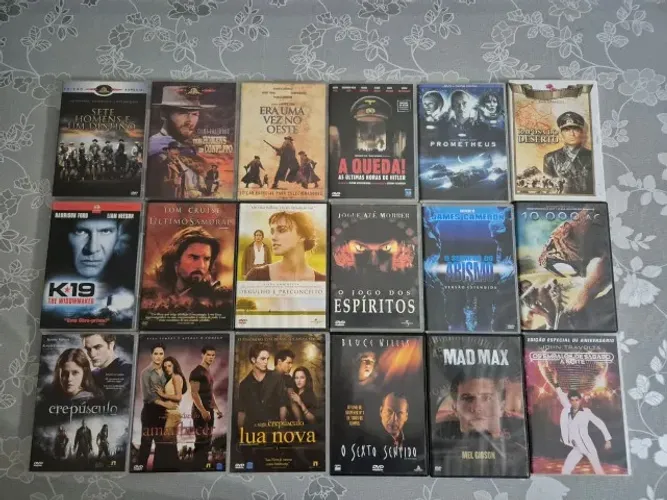 Lote de DVDs Originais - Filmes (vendo separado valor na descrição)