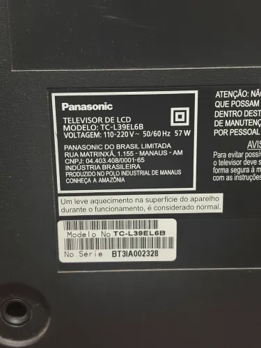 TV Panasonic 39? Full HD (TC-L39EL6B) Usada