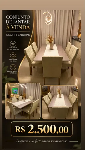 Mesa de 6 lugares