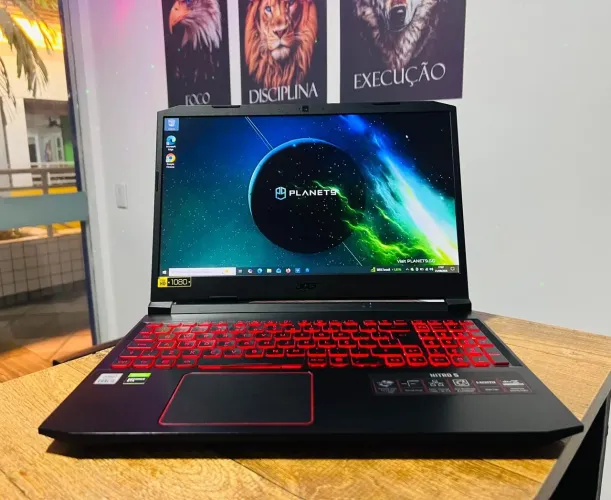 Notebook Gamer Acer Nitro 5 | Core i5 10°geração | SSD 512GB | GTX 1650 (4GB) | Super Novo
