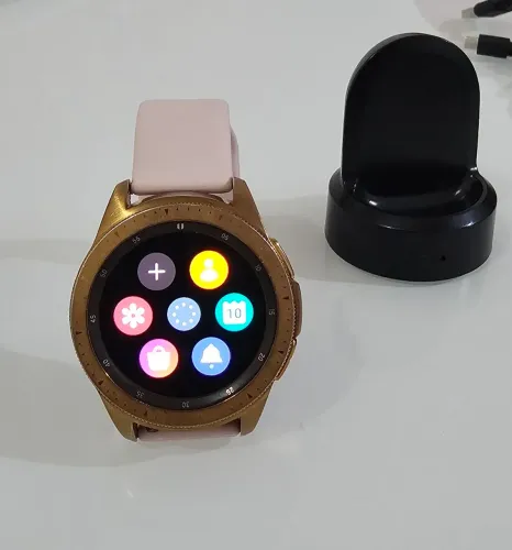 Smartwatch Samsung Galaxy Watch LTE 42mm Rose Gold SM-R815U (Ler Descrição)
