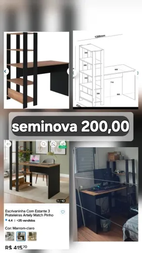 Escrivaninha seminova