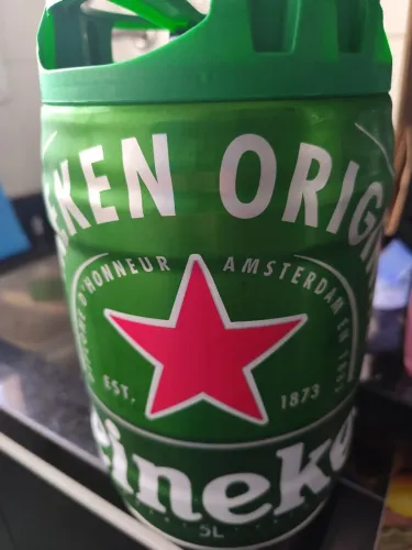 Barril 5L Heineken Vazio para Artesanato