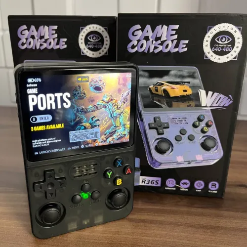 Console PORTÁTIL RETRÔ R36S!! LACRADO!! PROMOÇÃO!!