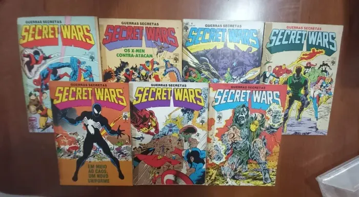 Coleção incompleta Secret Wars - Ed. Abril