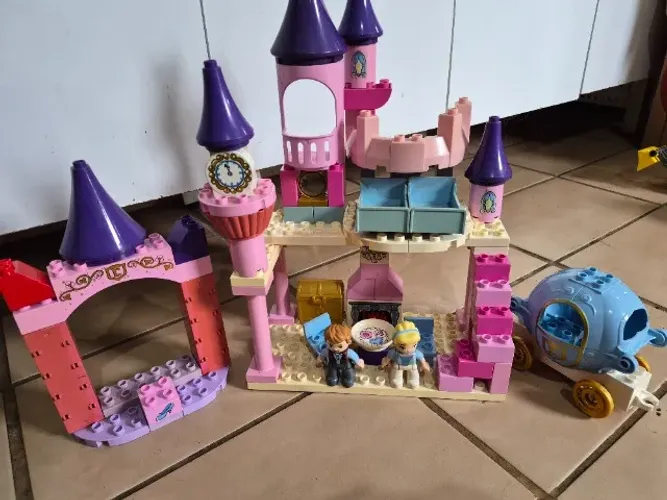 Lego duplo castelo da cinderela antigo 76 pecas