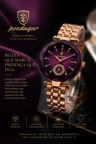 PRESENTE FEMININO RELÓGIO E PULSEIRA