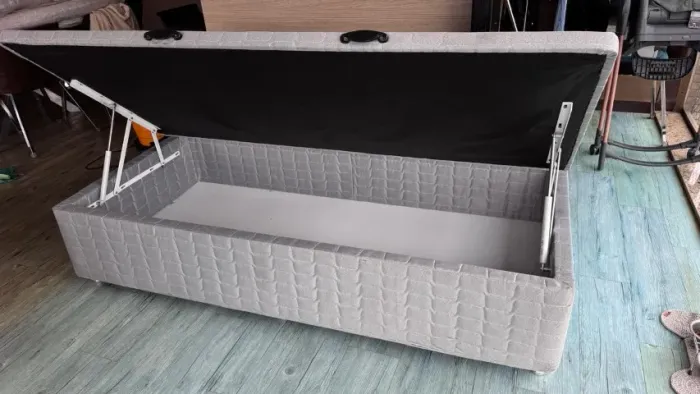 Cama Box Solteiro com Baú - Marca Anjos
